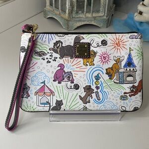 Dooney & Bourke x Disney Cats Wristlet